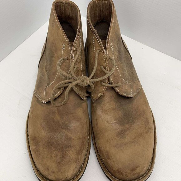 Penguin Men\'s Leather Merle Ankle Chukka Boots Shoes Shitake 8.5